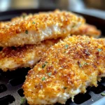 Air Fryer Parmesan Crusted Chicken