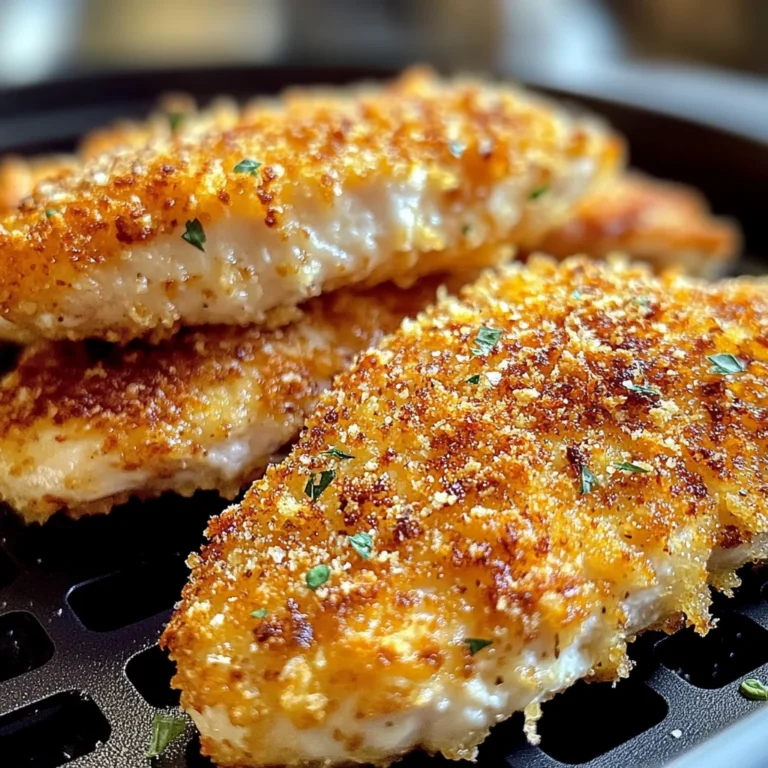 Air Fryer Parmesan Crusted Chicken