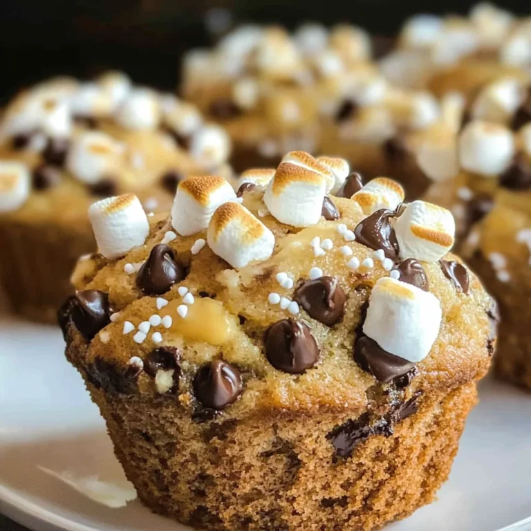 Banana S’mores Muffins