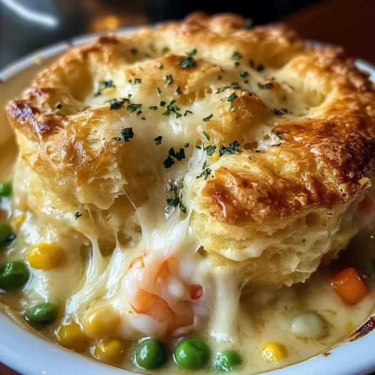 Cheddar Bay Biscuit Seafood Pot Pie: An Incredible Comforting Delight
