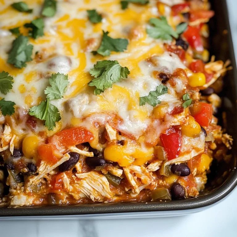 Chicken Burrito Casserole