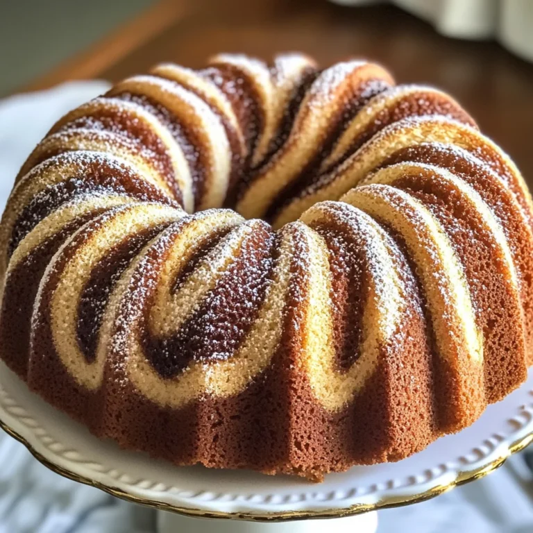 Cinnamon Swirl Bundt Cake