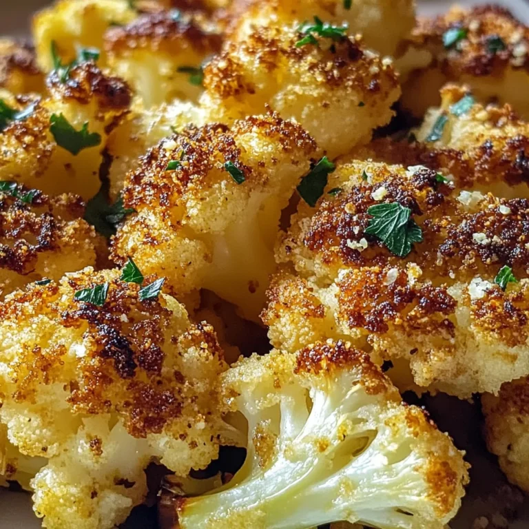 Crispy Roasted Cauliflower