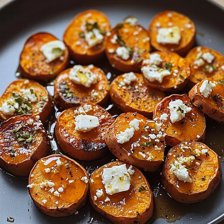 Delicious Honey Feta Sweet Potato Rounds Recipe for Any Meal