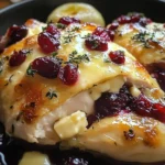Impressive Cranberry Brie Stuffed Chicken