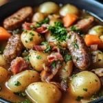 Irish Sausage and Bacon Stew
