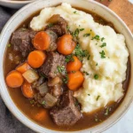 Irish Stew With Mashed Potatoes