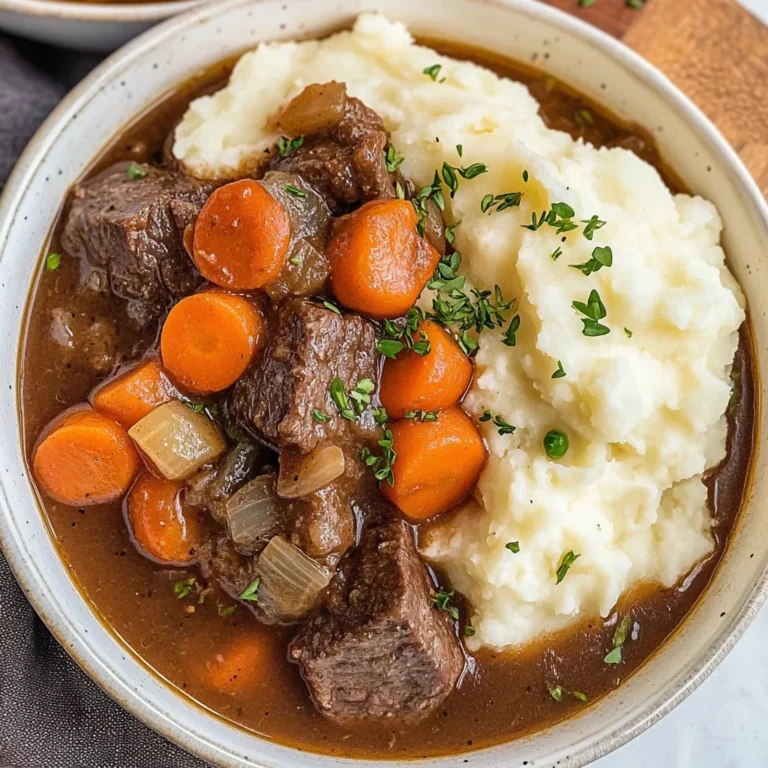 Irish Stew With Mashed Potatoes