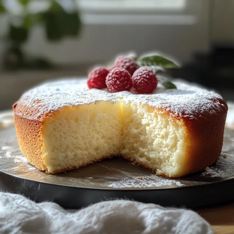 Light & Fluffy Yogurt Cloud Cake – The Best Airy Dessert !