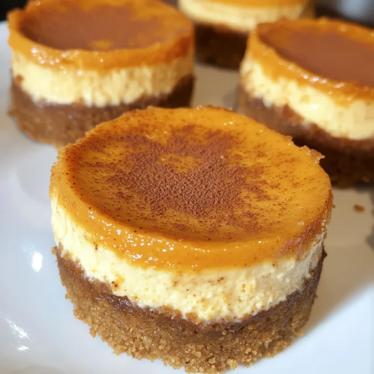 Mini Pumpkin Cheesecakes
