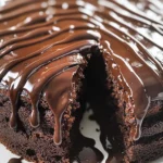 Nanny’s Chocolate Fudge Brownie Cake