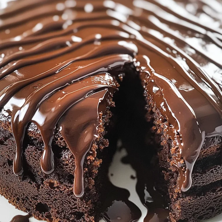 Nanny’s Chocolate Fudge Brownie Cake