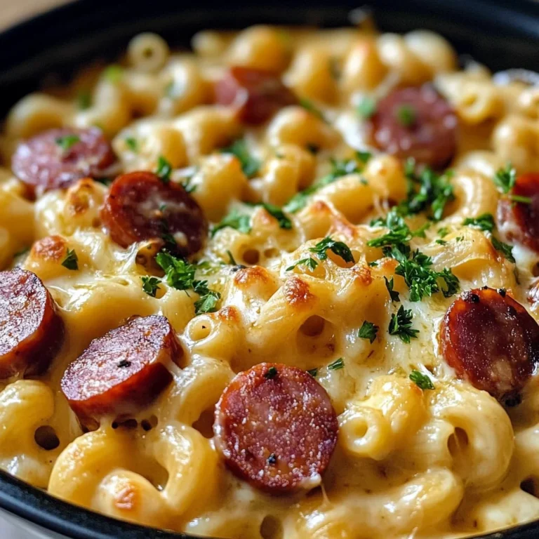 One-Pot Kielbasa Mac and Cheese