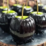 Poison Toffee Apples for Halloween