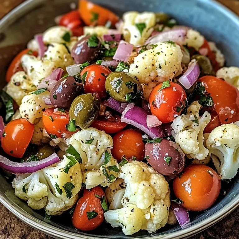 Sicilian Cauliflower Salad