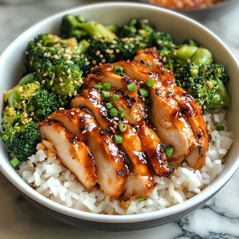 Sticky Chicken Bowls Recipe