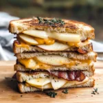 Apple Bacon and Cheddar Grilled Cheese