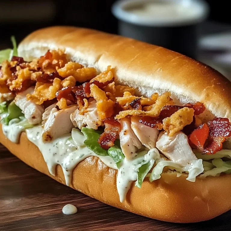 Chopped Chicken Bacon Ranch Sub: An Amazing Ultimate Recipe