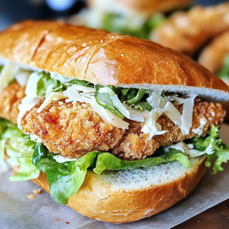 Crispy Chicken Caesar Sandwich