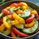 Cucumber Sweet Pepper Salad