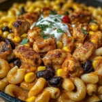 Fall Chili Chicken Mac Skillet