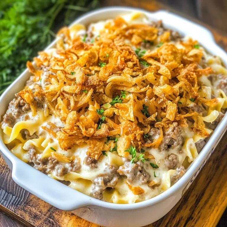 French Onion Beef Casserole