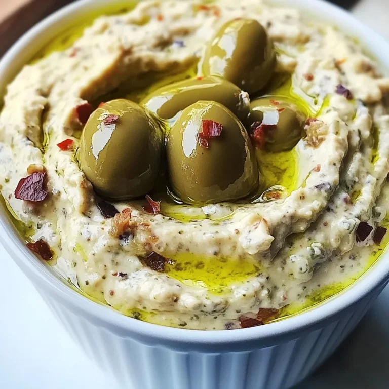 Green Olive Dip – Easy Creamy Party Favorite