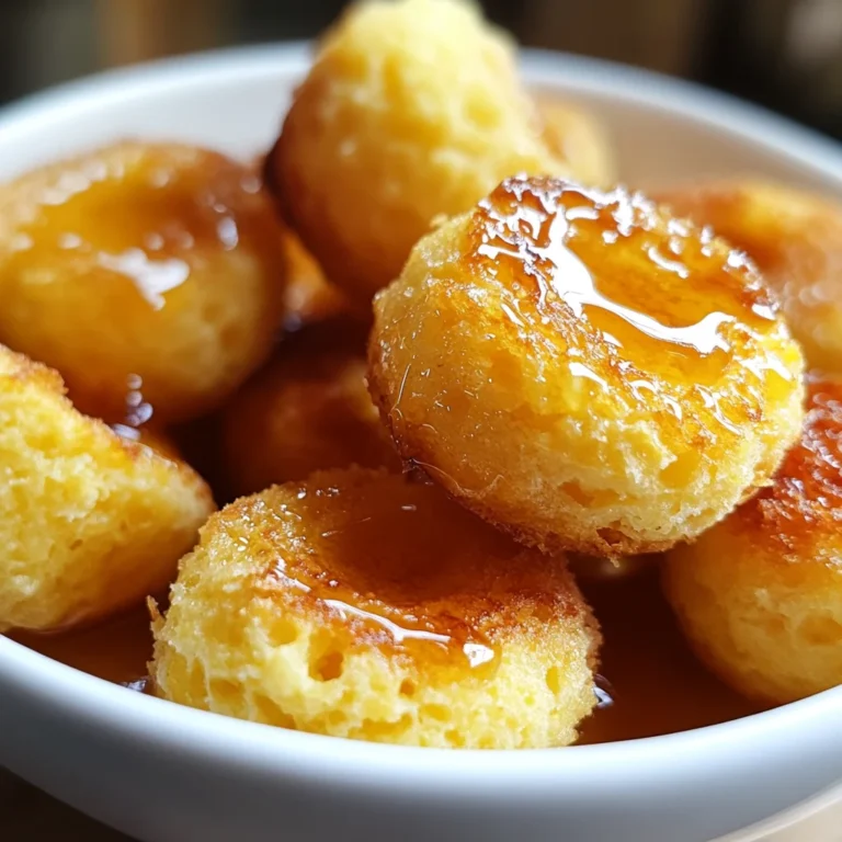 Honey Butter Cornbread Poppers