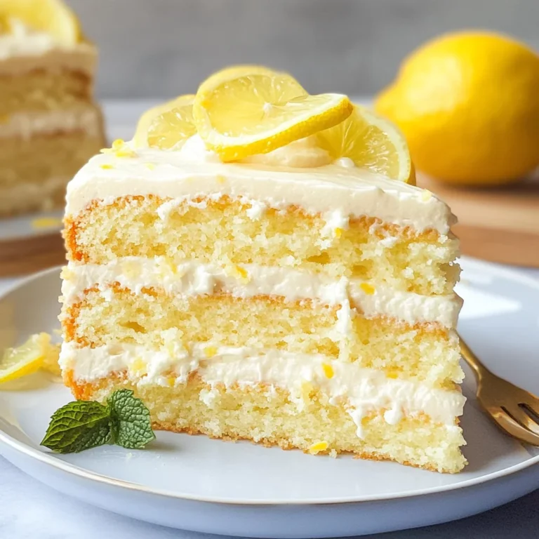 Italian Lemon Cream Cake: A Delightfully Tangy Recipe!