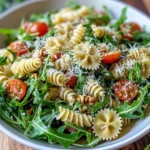 Lemon Arugula Pasta Salad