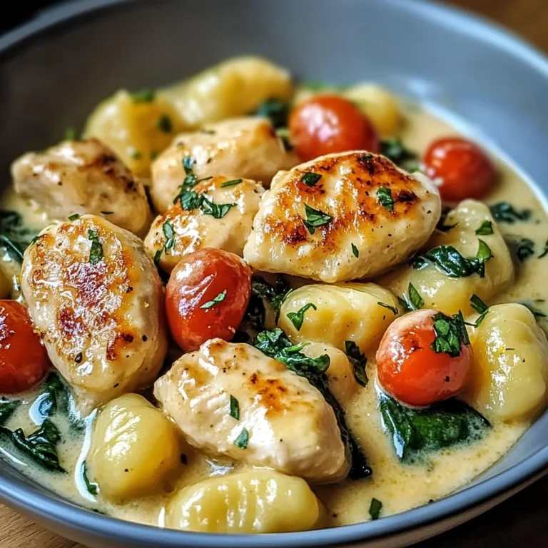 Lemon Chicken Gnocchi: Creamy One-Pot Dinner Delight