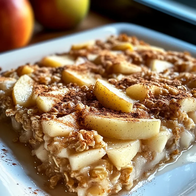 Oatmeal Apple Breakfast Bake