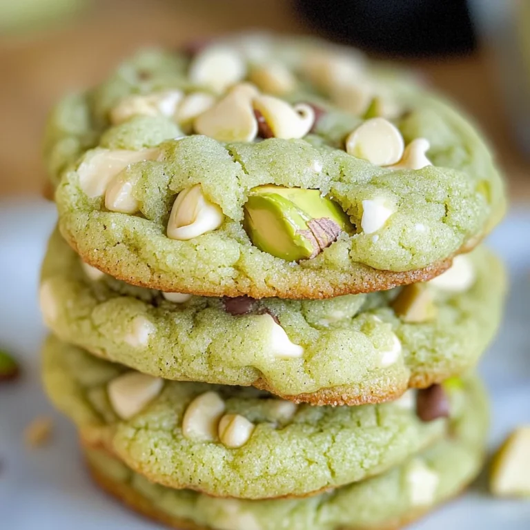 Pistachio Pudding Cookies