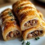 Savory French Onion Sausage Rolls