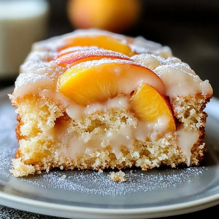Summer Peach Cake