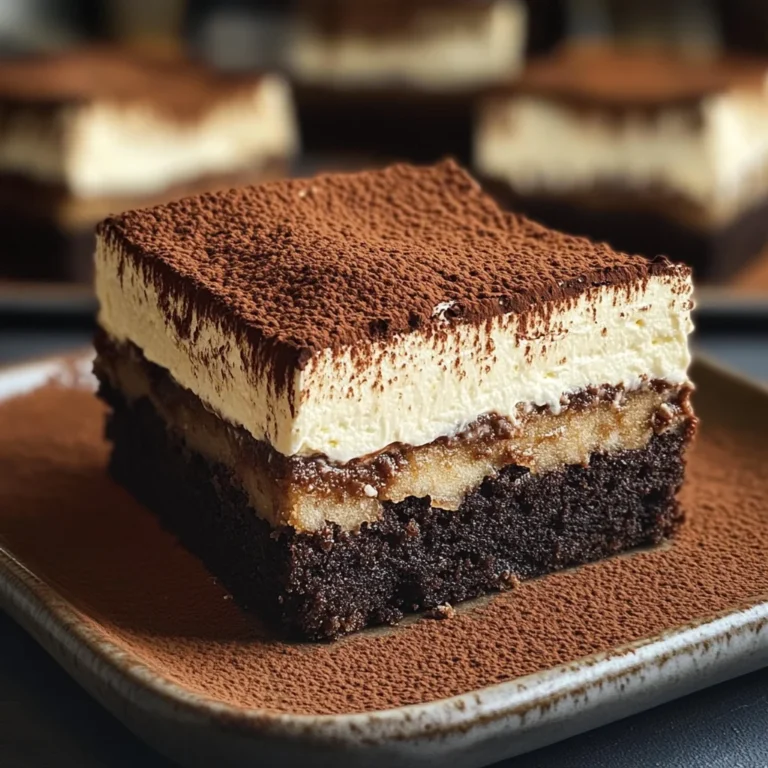 Tiramisu Brownies