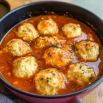 Tomato Dumpling Soup