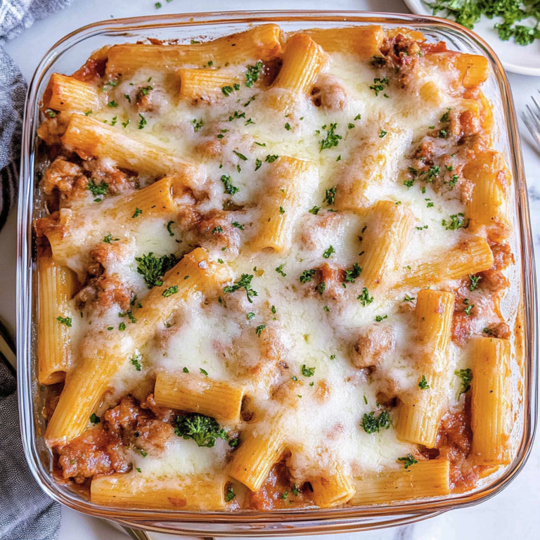 Ultimate Baked Rigatoni Recipe: Comfort Food Delight