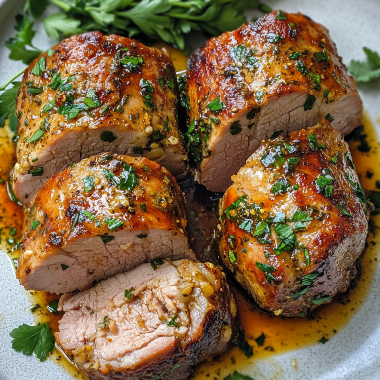 Irresistible Garlic Herb Roasted Pork Tenderloin Recipe