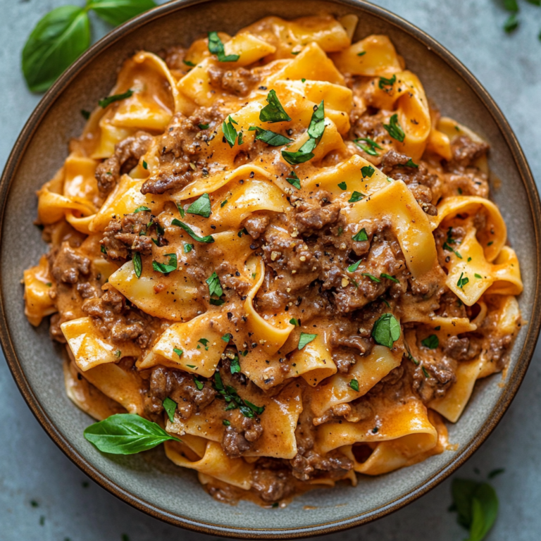Quick High Protein Creamy Beef Pasta for Busy Nights