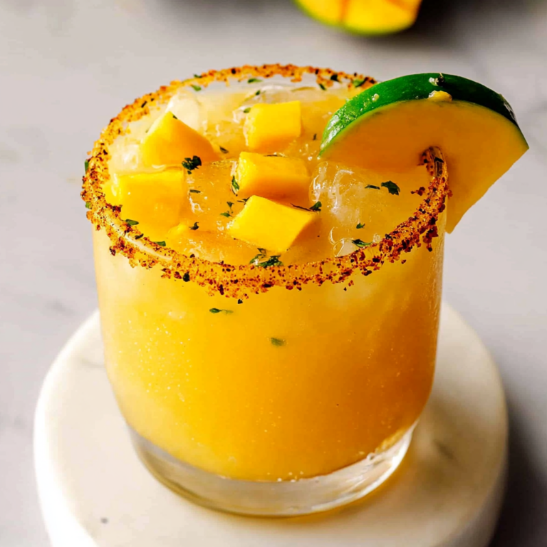 Irresistible Hot Honey Spicy Mango Margarita Recipe