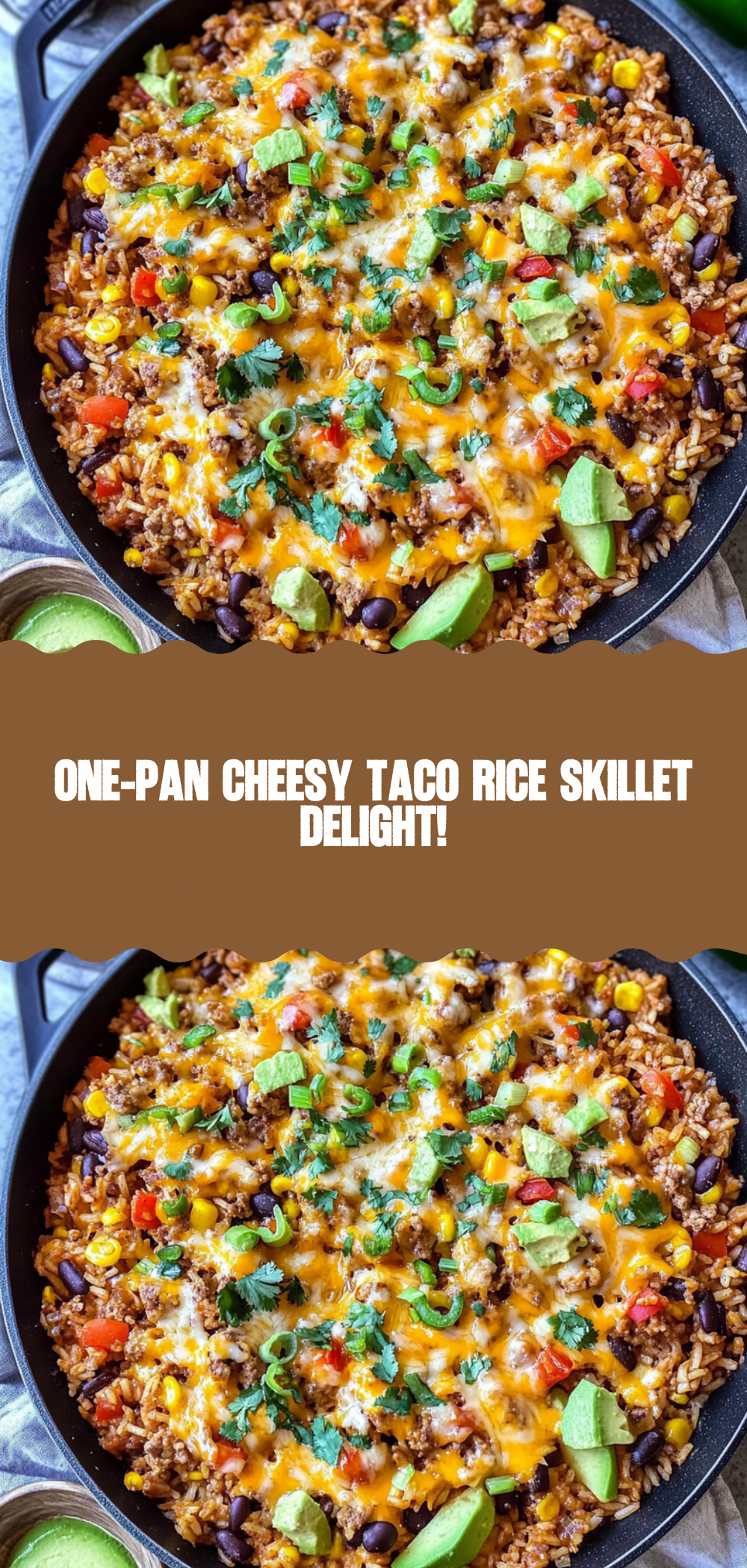 Cheesy Taco Rice Skillet